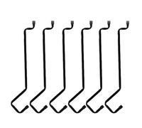 Genérico Deck Rail Plant Hook, Heavy Duty Basket Hanger, 9.6 Inch Railing Hook with Stable Grip, Powder Coated Metal Plant Support, Hooks with Outdoor Rustic Style for Balcony Use