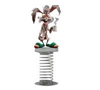 Genérico Decoración Bondisant para salpicadero, conejo acrílico 2D para coche, ornamento animal de primavera plano para camiones taxi, sedán Minivan cumpleaños Housewarming