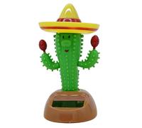 Genérico Decoración Coche - interior Auto Cactus Dancing Solar | Figuras de Cactus para salpicadero | para sedanes, Pick-ups,