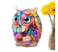Genérico Decoración de búho: Figura de Mesa de, Escultura de Bolsillo, Elegante Acento para el hogar, Idea de Regalo Creativa | Mini Decorativo para el día de la Madre, día Festivo de San