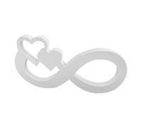 Generico Decoración de Corazón Eternidad: Símbolo Infinito como Expresión de Amor Infinito, Regalo Elegante para los Suyos, Ideal para Bodas, San, Aniversarios, Día de la Madre, FES