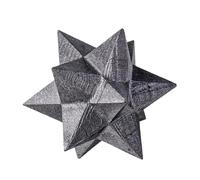 Genérico Decoración de - de Estatua de Shungit Natural, Figura de Estrella Sagrada Pulida para meditación, Lectura, Ayuda para Dormir, Acento de exhibición en el hogar | Elegante Regalo de curac