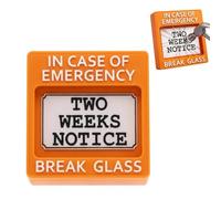 Generico Decoración de escritorio para renuncia, símbolo humorístico con de romper para nuevo trabajo - Regalo humorístico para trabajo, para familia, amigos, oficina, espacio librería