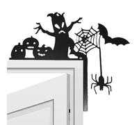 Genérico decoración de Esquina de Puerta, Metal para Puerta de, de Horror de Chambranle de Halloween, Dormitorio, casa embrujada, Sala de Estar, baño, apartamento, Dormitorio