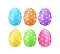 Generico Decoración de huevos de Pascua - PVC 6 piezas | Pantalla hinchable exterior para jardín, césped, porche, patio, propietario de casa, , iglesia, escuela, actividades estacionales
