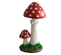 Genérico Decoración de jardín de setas,Decoración al aire libre de setas de jardín | Figuras coloridas estatuas de de resina para decoración del hogar,Bonitos y novedosos de, esculturas de