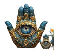 Genérico Decoración De Mano,Figura De Mano De Palma | Estatuilla Ornamento De Palma con Malvado para Repisa Estantería Escritorio Mesa Salón Decoración Halloween