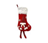 Genérico Decoración de Medias de Navidad - Bolsa de regalo de Navidad - Calcetines de diseño enano para chimenea, decoración de pared para hogar y árbol de