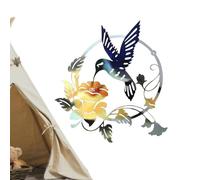 Genérico Decoración de pared de pájaro de metal | Decoración artística de silueta de pared con diseño de pájaro,Esculturas modernas de la del metal del arte de la para el jardín al aire