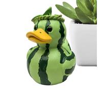 Genérico Decoración De Patos para El Hogar | Resina Fruta Pato Figura Pequeña | Pequeña Decoración De Animales Figurina De Apartamento De Apartamento Introducción De Tablero