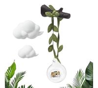 Genérico Decoración de terrario de araña saltarina: Juguetes y Accesorios de Escalada realistas para recintos de Mantis de Mascotas, hábitats de Reptiles y exhibiciones de Animales pequeños, obse