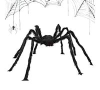 Genérico Decoración Del Patio De | Apoyo De Insectos Grande Y Espeluznante | Proporro De Escena De Araña De Jardín Embrujado | Tarántula Peluda Extra Grande Con Piernas Flexibles Para Configuración D