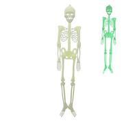 Genérico decoración esqueleto | 152 cm Huesos realistas que brillan en la oscuridad - Esqueleto para colgar en la puerta para Halloween, para fiesta, patio, jardín, pared o casa embrujada cementerio