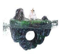 Genérico Decoración Flotante para Acuario - de de PVC de 13x9x12,6 cm | Accesorio Betta Guppy | decoración Creativa de peceras | Decoracón Flotante PVC 13cm | Paisaje Acuario Oficina casa Sala de