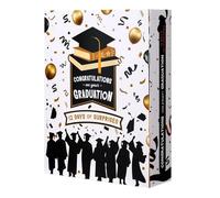 Genérico Decoración Graduación 2026 | Calendario de Cuenta Atrás de 12 Días 2026 de Papel Vacía,de Recuerdos para Guardar Caramelos,para Snacks, Regalos, Niños, Adultos, Cumpleaños