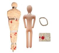 Genérico Decoración Halloween Cadáver, Maniquí Inflable Cuerpo Entero | Tamaño Real aterrador y Sanguinolento para Fiesta Festival Cementerio Porch Jardín Pieza Secreta