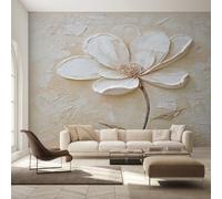 Genérico Decoracion Papel Pintado Flor, Fotomurales Pintura al Óleo Floral Papel Pared Tejido No Tejido Murales de Pared 350x256 Salon Dormitorio Decorativa W&52