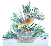 Generico Decoración para acuario, adorno detallado para acuario, decoración natural en la oscuridad con ángulos de colocación ajustables para habitación familiar