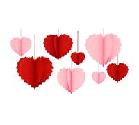 Genérico decoraciónde Boda de Corazón | decoracióndel hogar con formade Amor de Papel | de corazón para decoraciónde, para alféizares Interiores, Patio, Porche, jardín,