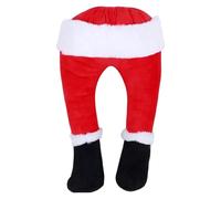 Genérico Decoraciones Árbol de Navidad - Piernas Peluche Santa Claus | , Pies Atascados Chimenea, Accesorio Rigolo Abeto con Zapatos Dulces