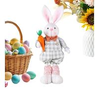 Genérico Decoraciones De Conejo De Pascua, Conejo De Pascua | Decoración De Peluche Con Piernas Retractables | PARTINE FORTH, Hold Flowers Carrot, Photo Access