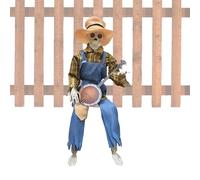 Genérico Decoraciones De Esqueletos para Halloween - Esqueletos Musicales de Halloween,Figuras con Música Articulaciones Ojos Luminosos para Fiestas Casa Encantada Porche