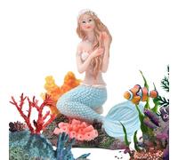 Genérico Decoraciones de Peces de : Adornos de Resina en Miniatura para exhibiciones de | Decoración del Acuario de Escritorio de fantasía, Juego de esculturas de Artificial, Accesorio