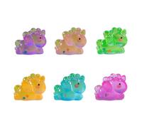 Genérico Decoraciones de Unicornios para jardín, Estatua, Accesorios de Hadas, figuritas de Animales para Exteriores, Regalo de inauguración de la casa, Adorno de jardín, miniaturas de Hadas