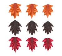 Genérico Decoraciones para Fiesta de Otoño | 9 Piezas Hojas De Arce Abanicos De Papel,Decoración Colgable De Otoño para Techo Y Pared - Decoraciones para Pared y Techo de