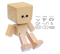 Genérico Décoration de Voiture, en Bois articulé | Petite Mobile Originale pour Longs trajets Auto école camion vacances, accessoire Amusant Cadeau créatif pour passionnés véhicules