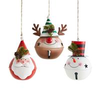 Genérico Decorations, Cute Winter Scene Statues, Adorable Santa Snowman Deer Accessories, Window Glass Ornamentation, Vehicle Automobile Mirror Accessory, Ideal for Centerpiece