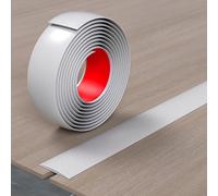 Genérico Decorativas Umbral Puertas W:4,5,7.6cm Autoadhesivas Striscia Di Transizione per Pavimenti Flexible Strisce Copertura para Cubrir Huecos Entre Suelos O Madera Y Baldosas(Blanca,100 * 5cm)