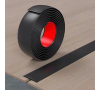 Genérico Decorativas Umbral Puertas W:4,5,7.6cm Autoadhesivas Striscia Di Transizione per Pavimenti Flexible Strisce Copertura para Cubrir Huecos Entre Suelos O Madera Y Baldosas(Negro,100 * 7.6cm)