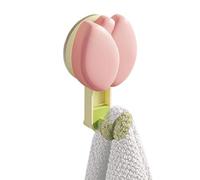 Genérico Decorative Flower Hooks, Reusable Suction Cup Hanger, Cartoon Cutlery Holders, Strong Vacuum Wall Mount, Damage Free Removable Pegs For Kitchen Bathroom Glass Door Window