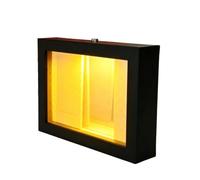 Genérico Decorative Frame | For Desk 3D Abyss Mirror Decor with LED Light