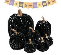 Genérico Decorative Pumpkins - 7 Pieces Fall Harvest Tabletop Display