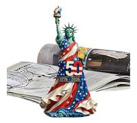 Generico Decorative Statue, conmemorative Patriotic Collectible, 1776-2026 Statue of Lady Desk Sculpture, for Desktop Shelf Cabinet Office Home Living Room Bedroom Party