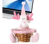 Genérico Decorative Treat Container | Christmas Candy Basket,Santa Claus Snowman Elk GNOME Doll Holiday Decor Baskets For Cookie Fruits Stocking Stuffers Home Classroom Supermarket Restaurant