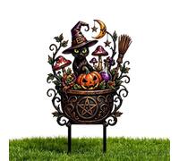 Genérico Decorativo da giardino Halloween Ornamento antiruggine e antivento