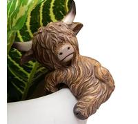 Genérico Decorazioni per Cruscotto dell'Auto | Mucche Ornamentali in Resina | per Cruscotto Auto,per Scrivania da Ufficio, Libreria, Arredamento Interni Casa, per Feste, Donne e Uomini