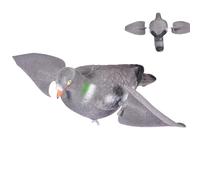 Genérico Decoy - Hunting - Pigeon Decoy - Wind-Driven Wing Flock DEC.oy Made of High-Grade Material for Realistic Motion and Visibility in Stubble Fields Ponds or Sunflower Crops