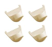 Genérico Dedales de 4 piezas, de protección, de seguridad para principiantes, adultos, bordado, relleno de ergonómico, anti-Slip Sewing Thimble for Upholstery Quilting e