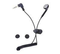 Genérico Deep Bass High-Fidelity Audio Stereo Sound, Retractable Spring Cord | Single Ear Wired Earrphone,Single Earbud 3.5mm | Earphone For Phone Calls Earphone | Noise Isolating Earplugs,