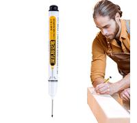 Genérico Deep Hole Marker - Waterproof Pen 13.7cm | Construction Pen, Long Nip Drill Marker | Colorful Waterproof Carpenter Pens For Wood Metal Glass Bathroom Industrial Home Use