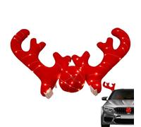 Genérico Deer Antlers For Car - Christmas Reindeer Antlers Car Decoration, Christmmas Truck Costume, Holiday Reindeer Antler Set For Trucks SUV Vehicles, Festive Christmas Ornament, Holiday Decoratio