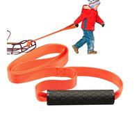 Genérico Deer Dragging Rope - Foldable Hunting Harness for Outdoor Utility | Nylon Orange 150x2.5cm Size 102g Lightweight, Multi-Purpose Pulling Strap for Goat Turkey Trees Heavy Boxes Luggage