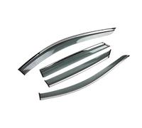 Genérico Deflectores Viento 4 Uds Visera Ventana Coche para Volvo EX30 2023 2024 2025 Protectores Deflectores Toldo Sol Lluvia Ceja Accesorios Derivabrisas