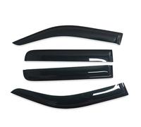 Genérico Deflectores Viento para Nissan para Navara D40 2005-2013 2014 Visor De Ventana Protector Lluvia para Ventilación Coche Deflector Escudo Sombra Derivabrisas