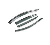 Genérico Deflectores Viento Visera Ventana Coche para Volvo EX30 ZAMC 2023 2024 2025 Protectores Deflectores Toldo Sol Lluvia Accesorios para Cejas 4 Uds Derivabrisas