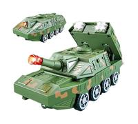 Genérico Deformation Robot Toys - Electric Transforming Vehicle, Stem Educational Construction Toy | Robot with Lights and Music For Children, Skill Development Activity, Fun Interactive Playset